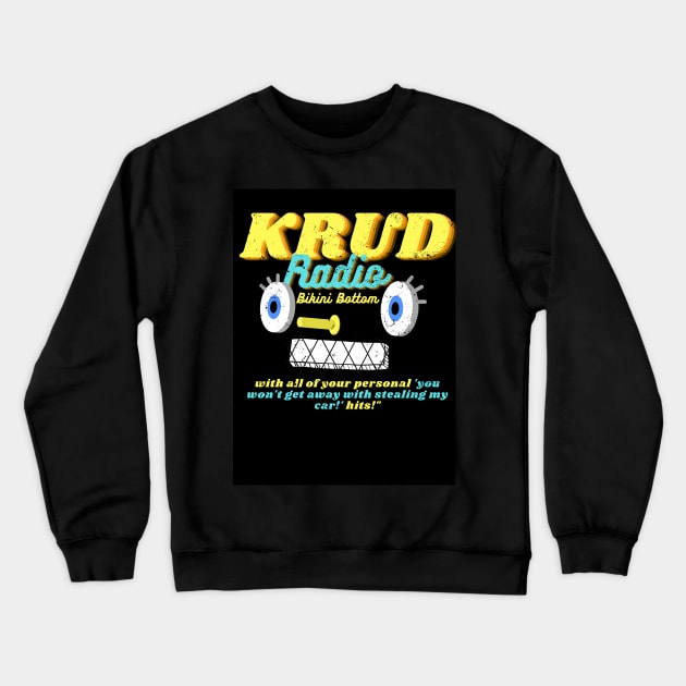 KRUD Radio Crewneck Sweatshirt by tduffyworld